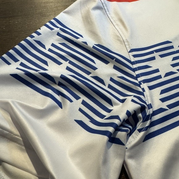 USAG Golf Polo Shirt Mens XL Blue Red Flag Stripe 3XL You Suck at Golf US Flag - Picture 9 of 10